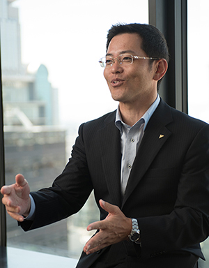 Mr. Takao Ichihara of the Corporate Planning Division 