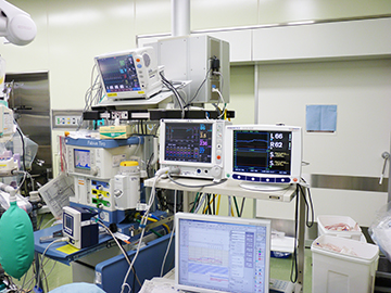 Monitors for anesthesiologists